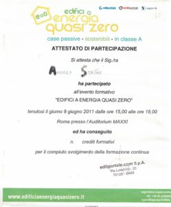 Evento formativo: "Edifici a energia quasi zero"